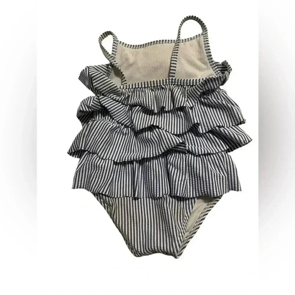 baby boden girl swimsuit blue and white size 12-18 months - Picture 3 of 3